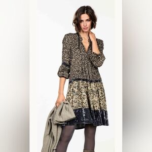 Beate Heymann Street Couture Millefleur Babydoll Dress Size 4 Boho